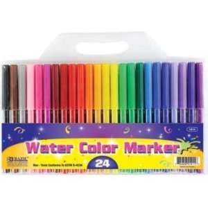  Bazic 24 Watercolor Marker  Case of 24: Toys & Games