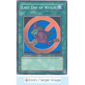  Yugioh Last Day of Witch limited edition holofoil card 