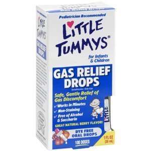  Little Tummys Gas Relief Drops, Natural Berry Flavor, 100 