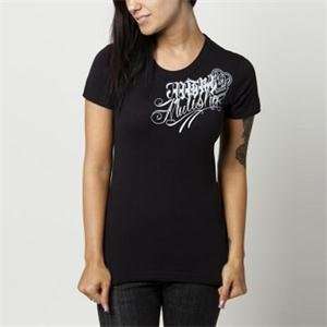    Metal Mulisha Womens No Thang T Shirt   Large/Black: Automotive
