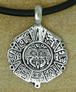 Pewter pendant of Mayan Calendar. Come as Choices of Key chain or 