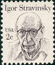SC#1845 2c Igor Stravinsky Great American Single MNH  