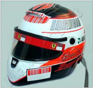 Kimi Raikkonen F1 2007 Schuberth RF1 Replica Helmet Scale 11. Real 