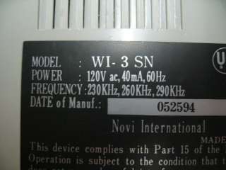 Novi WI 3SN 3 Channel Wireless Intercom  