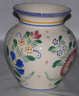 NEW Quimper Necked Vase Oiseau Bleu Pattern  
