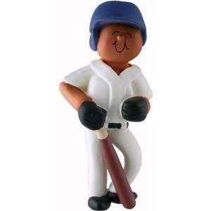  3933 Male Baseball Player African American Personalized 
