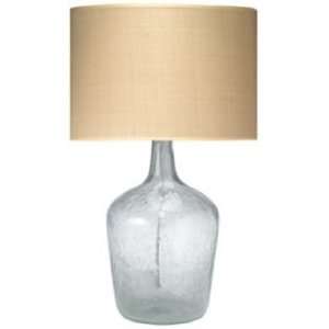  Medium Clear Glass Plum Jar Table Lamp: Home Improvement