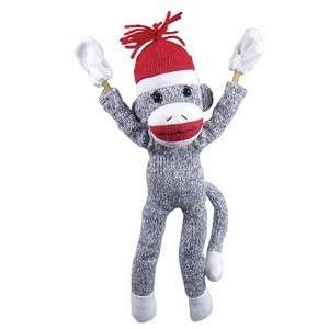 Screaming Superfly Stuffed Slingshot Sock Monkey   Soft & Plush Toy 