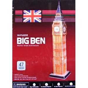  Big Ben 47pc. 3D Puzzle Toys & Games