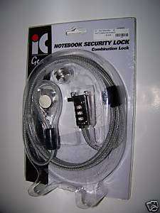 NOTEBOOK SECURITY LOCK   COMBINATION LOCK   ic Gear  