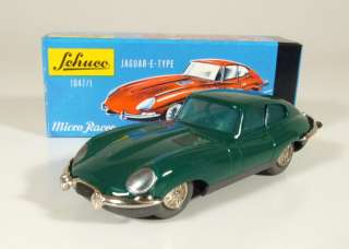 Schuco Wind Up Micro Racer Jaguar E Type (Green) MIB  