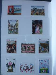 IRELAND XF MINT NEVER HINGED MID MODERN STAMP COLLECTION, MINI ALBUM 