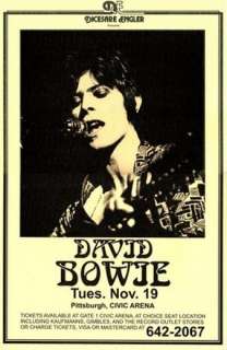 Limited David Bowie Nov 19 Concert Poster Print Rare  