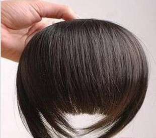   Hairpiece Head Forehead Trim Flat Bang Fringe Wig Hair 0323  