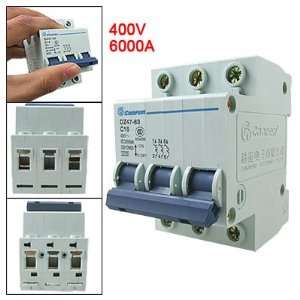   16A 3 Pole Miniature Electrical Circuit Breaker 400V: Home Improvement