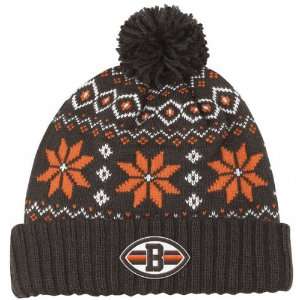   Browns Womens Reebok Chunky Pom Cuffed Knit Hat: Sports & Outdoors