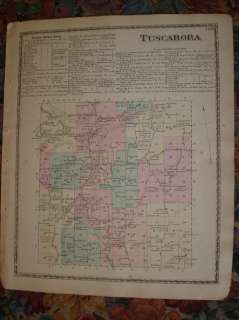 TUSCARORA SOUTH ADDISON STEUBEN COUNTY NEW YORK MAP NR  