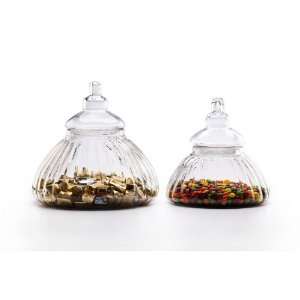  Global Amici Maharajah Medium Glass Jar: Kitchen & Dining