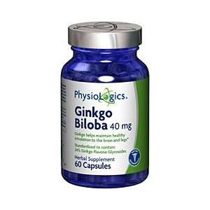  PhysioLogics Ginkgo Biloba 40mg