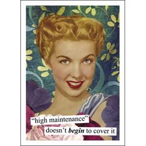  Anne Taintor High Maintenance Blank Card: Arts, Crafts 