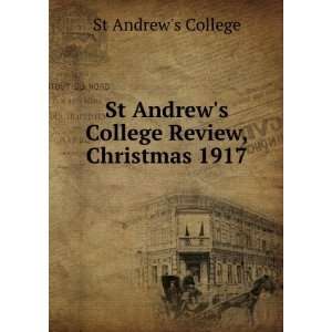   St Andrews College Review, Christmas 1917: St Andrews College: Books