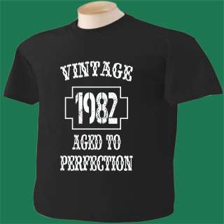 Shirt Vintage 1982 30th Birthday Party 30 Years Old Gift Humor Funny 