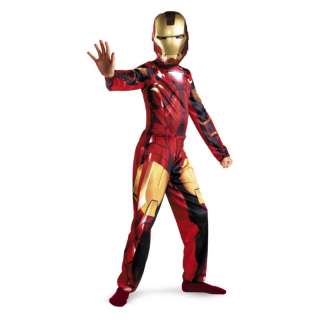 Child Movie Iron Man 2 2010 Mark 6 VI Classic Costume  