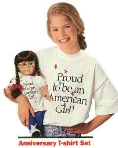 Proud To Be American Girl 10th Anniversary Doll Tee T shirt Kanani 