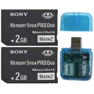  Sony 4 GB 4GB (2GB x2) Memory Stick PRO Duo Flash Memory 