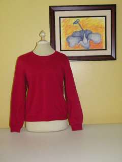 Zena Sport Red Pullover LS Sweatshirt Womens X Large  