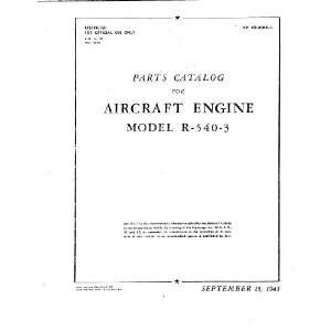   540  3 Aircraft Engine Parts Manual: Kinner R 52 R 53 R 55 R 56 R