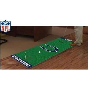  Indianapolis Colts NFL Putting Green Mat: Sports 