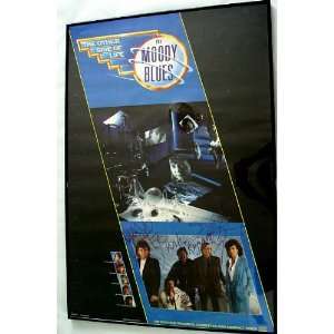  MOODY BLUES Autographed FRAMED Signed Poster & PROOF 