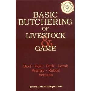  Basic Butchering of Livestock & Game Book Toys & Games