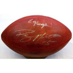 Signed Ryan Mallet Football w/ Go Hogs   SM Holo   Autographed 
