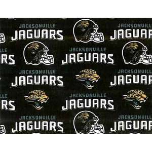   Jaguars Football Cotton Fabric Print By the Yard: Home & Kitchen