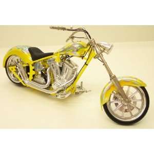 Orange County Choppers OCC Bike 1/6 Scale   Yellow