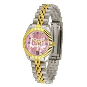 Troy State Trojans NCAA Mother of Pearl Executive Ladies Watch 