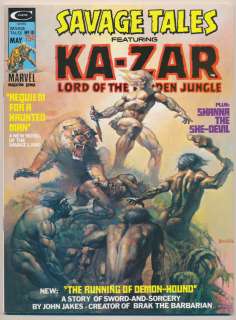 SAVAGE TALES #10 VF/NM, Ka Zar, Neal Adams ill., Marvel Comics 