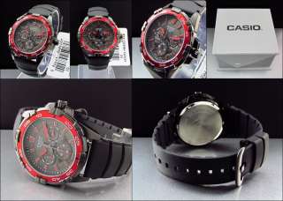 MTD 1069 Dial Classic Bezel Diver Watch by Casio Edifice F1 Red Bull 
