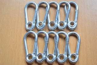 Lot 10 Cold Steel Carabiner Snap Link Key Chain 5KN  