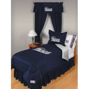  New England Patriots NFL Twin Size Locker Room Bedroom Set 