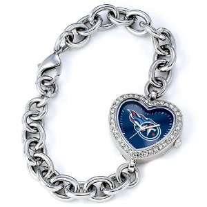  Ladies NFL Tennessee Titans Heart Watch: Jewelry
