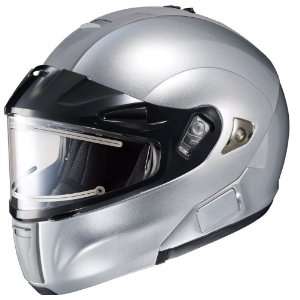   BT Snow Helmet With Electric Shield Silver Large L 059 574 Automotive