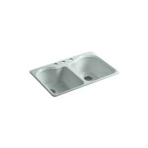  Kohler K 5818 3 FE Hartland Self Rimming Kitchen Sink with 