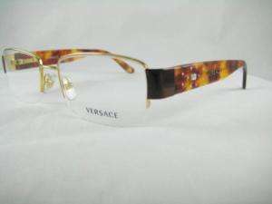 VERSACE VE 1136 1136B Gold Tortoise VE1136B 1002 53MM  