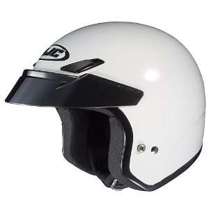 HJC Solid Mens CS 5N Harley Cruiser Motorcycle Helmet   White / X 