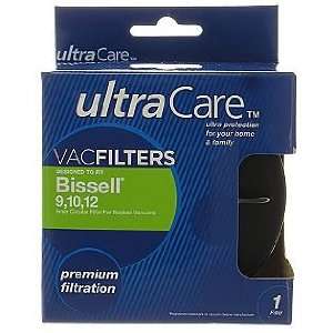 Ultra Care Vac Filter, Designed to Fit Bissel 9, 10, 12 