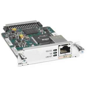 Port Fast Ethernet High Speed WAN Interface Card. HWIC ONE ROUTED PORT 