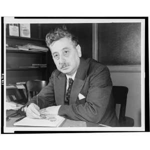  Sholem Asch, 1940 seated at desk by Al Aumuller